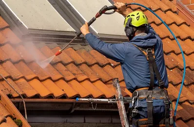 Démoussage et hydrofuge de toiture à Caupenne